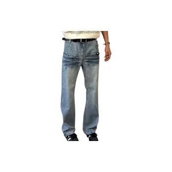 RASHOMONG Jeans Unisex Blue