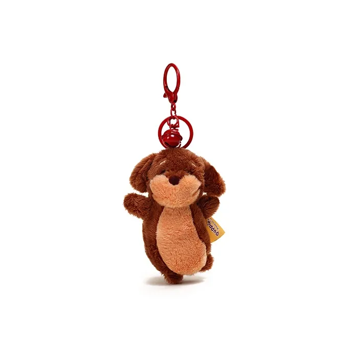 Jinnew Plush Keychains Unisex Black-3