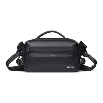 SEPTWOLVES Fabric Crossbody Bag Regular Unisex Black