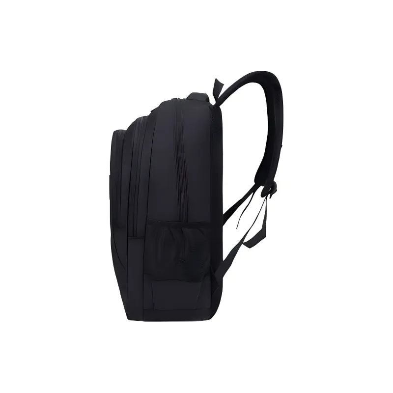 H YXIANG Nylon Backpack Regular Unisex Blue/Gray/Black-4