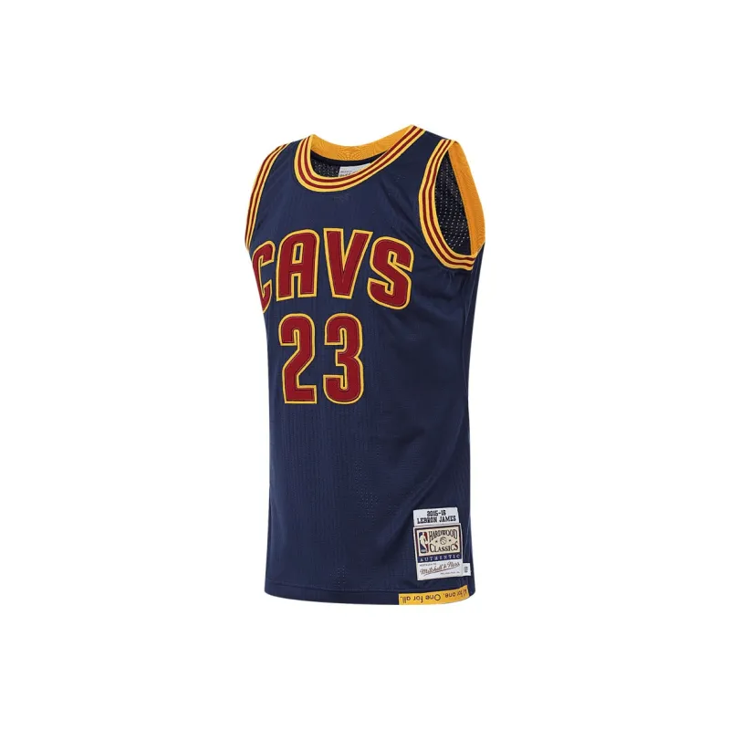 Mitchell & Ness Basketball Jerseys Unisex Navy Blue-4