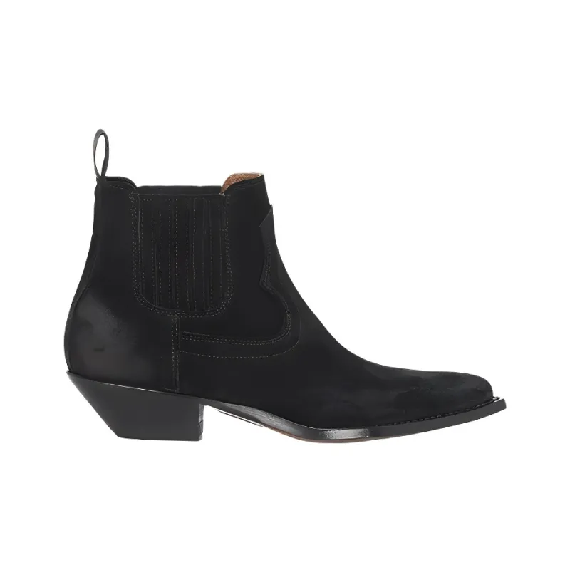 SONORA BOOTS Hidalgo Short Chelsea Boots 3.5cm Men's Black-1