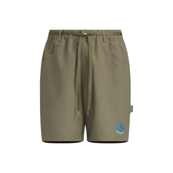 Adidas Originals CITY SKATE Sports Shorts Men's Strata Olive Green