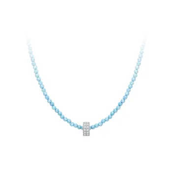 Abyb Charming Rhodium plated Copper Necklaces Women's