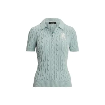 LAUREN RALPH LAUREN Polo Shirt Women's Water Pearl