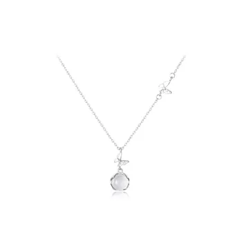 LuluCanaan Glass Cat Eye Necklaces Women's