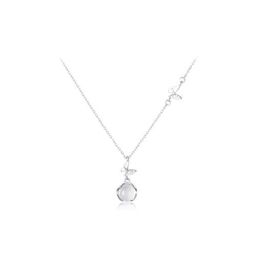 LuluCanaan Glass Cat Eye Necklaces Women's