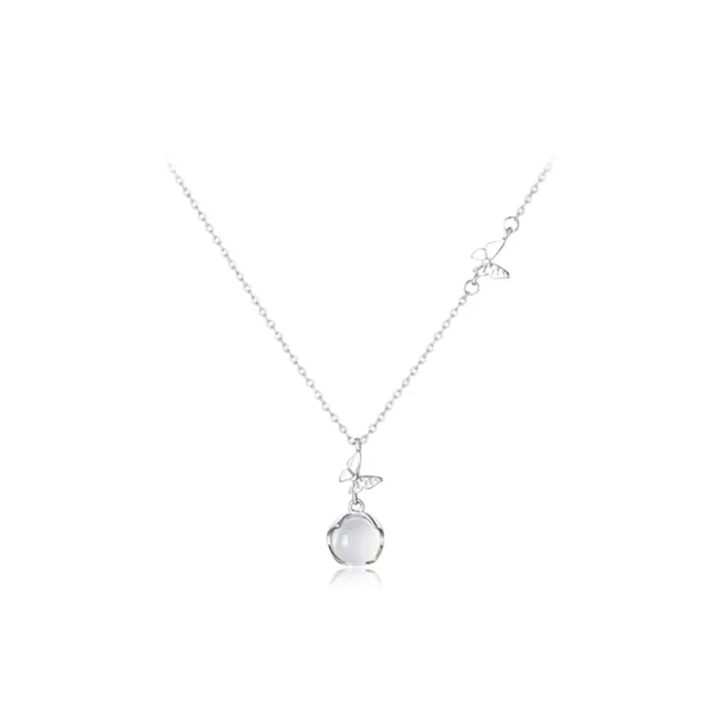 LuluCanaan Glass Cat Eye Necklaces Women's-0