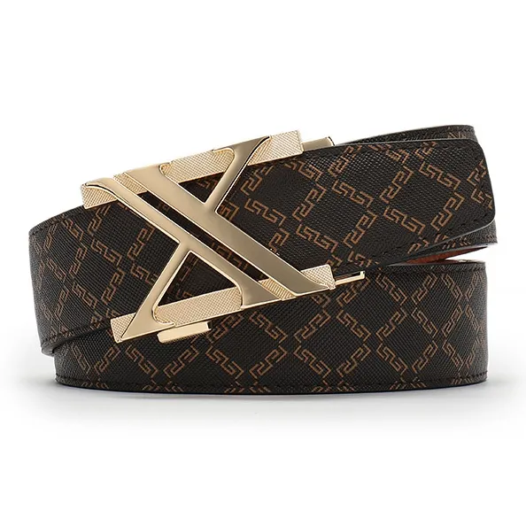 Coilenklaon Cow Leather Belts Men's 3.5cm-1