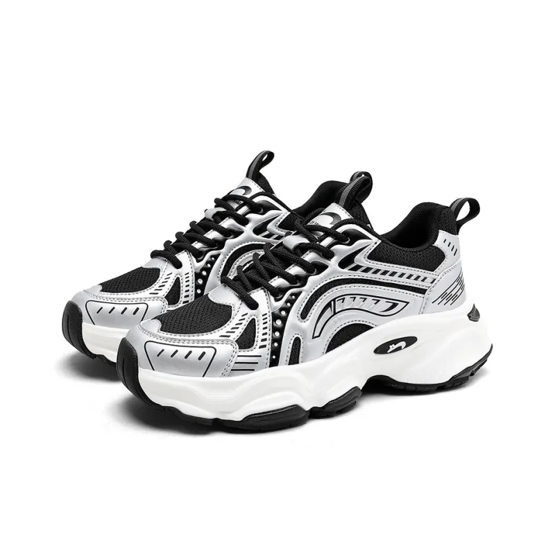 K bird Cushioning Slip Resistant Height Increasing Low Top Chunky Sneakers Women's-3