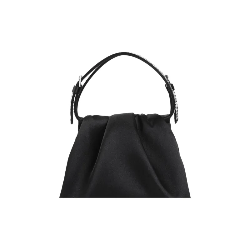 AMINA MUADDI Brass Tote Bag, Shopping Bag, Handbag Women's Black-5