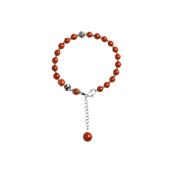 Phoenisess Southern Red Agate Bracelets Women's
