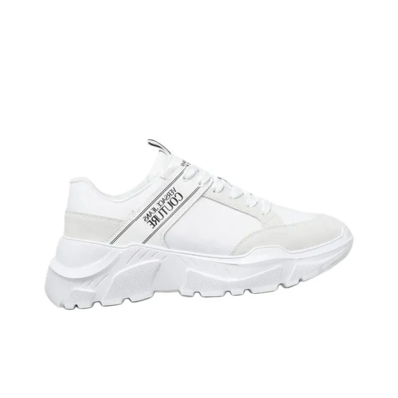 VERSACE JEANS COUTURE Speedtrack Low Top Casual Shoes Men's White-1