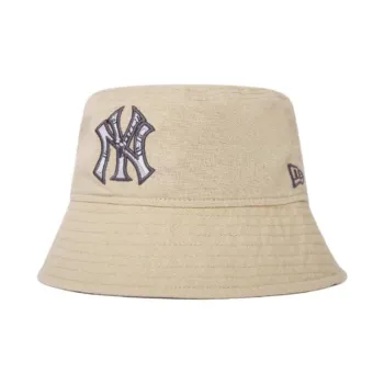 New Era Polyester, Viscose, Linen, Cotton Bucket Hats Unisex Khaki