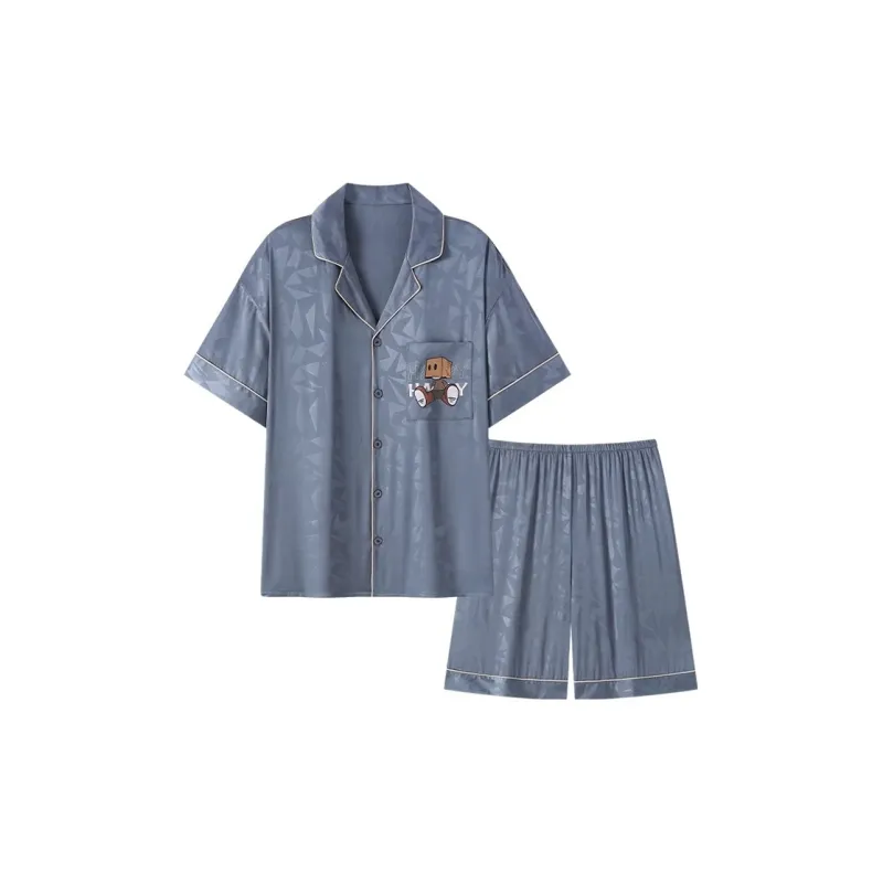 O'MESIK Pajama Set Men's 2 Piece Set-0