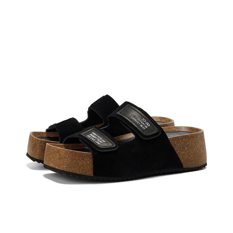 GG CC Slip Resistant Platform Boccon Slide Slippers Women's-1