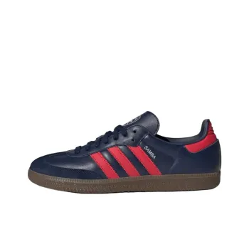 Arsenal x Adidas Originals Samba Anti Slip Wear Resistant Low Top Skateboard Shoes Unisex Blue Red