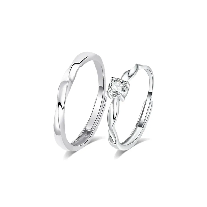MISS TOOYA S999 Fine Silver Rings Unisex-0