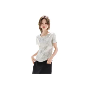 Mo Han Yi Mei T Shirt Women's Ivory White