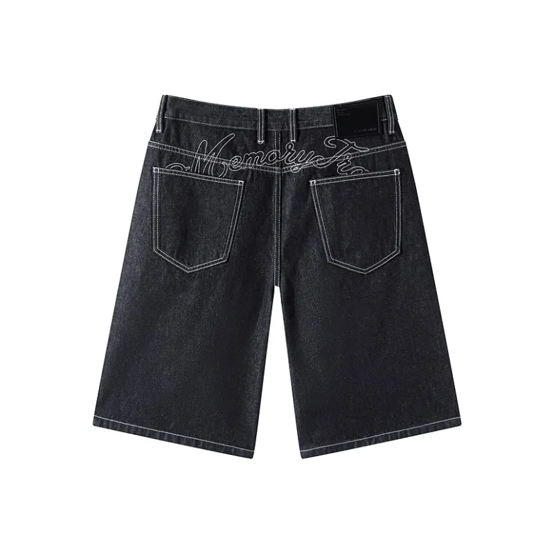 GXG Denim Shorts Men Dark Blue-1
