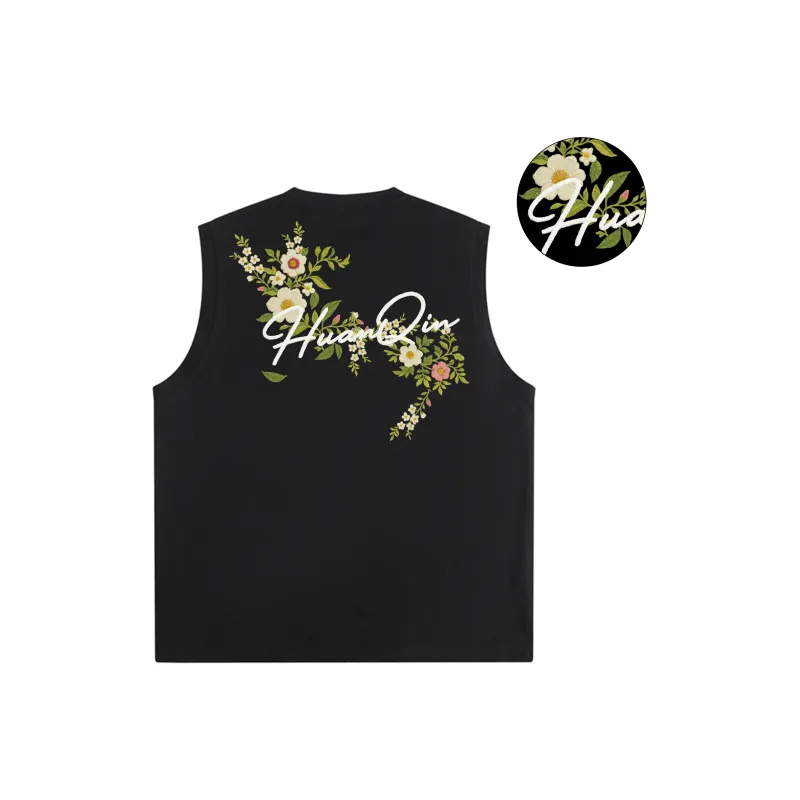 HUANQIU Tank Tops Unisex-7