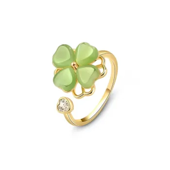 LuluCanaan Glass Cat Eye Rings Women's