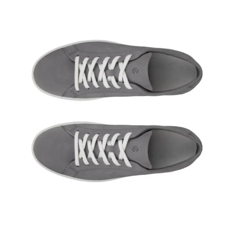 Ecco Soft 60 Low Top Skateboard Shoes Men's Gray-3