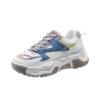 KLAOSD Abrasion Resistant Slip Resistant Low Top Chunky Sneakers Women's