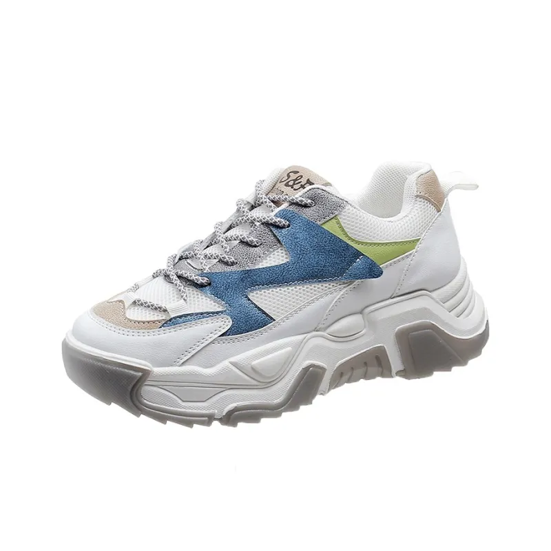 KLAOSD Abrasion Resistant Slip Resistant Low Top Chunky Sneakers Women's-6