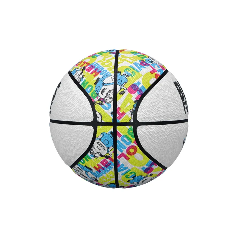 SIPAKESPORT x MINIONS PU Basketball BFL Neon Multicolor Size 7 Street Unisex-1