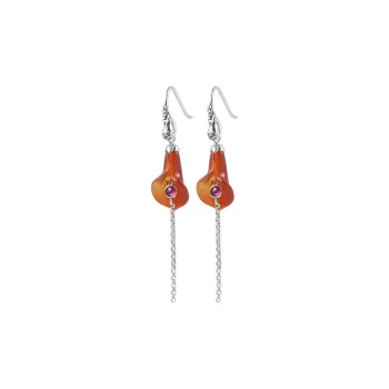 JINLUWANG 925 Sterling Silver Earrings Women's
