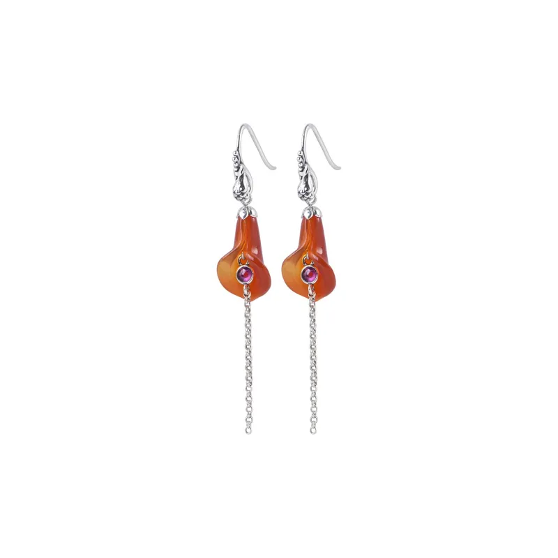 JINLUWANG 925 Sterling Silver Earrings Women's-0