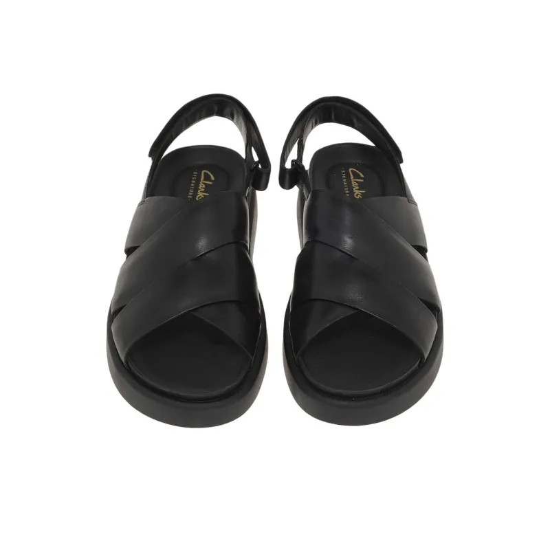 Clarks ARISTELLA SUN One Strap Sandals Women's Black-3