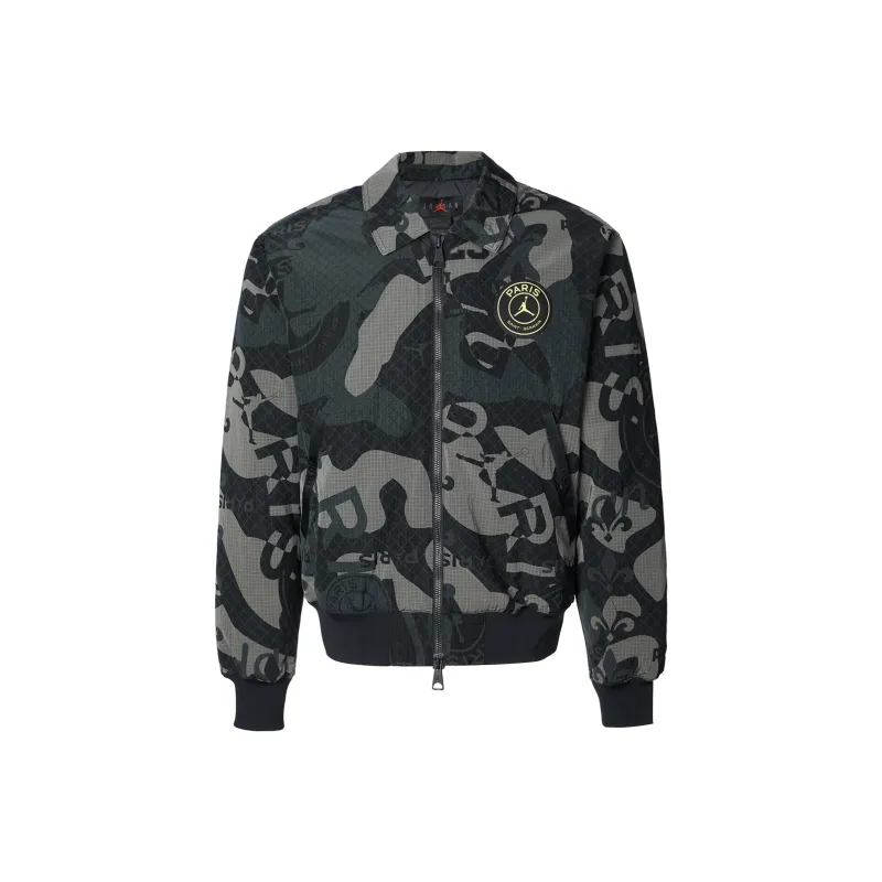 Jordan x PSG SS24 Jackets Coats Men's Black-0