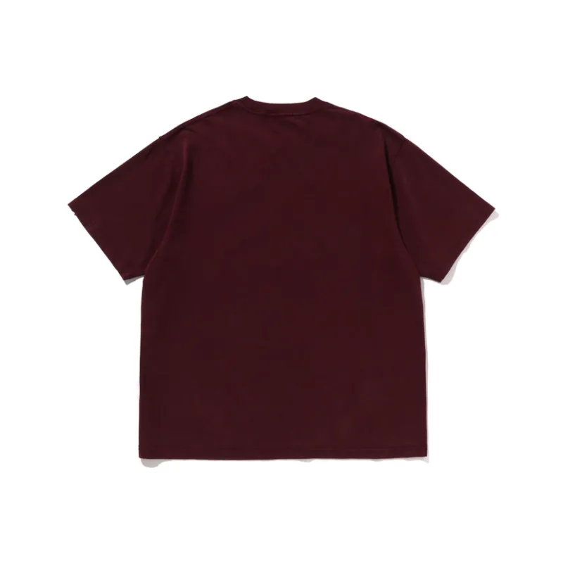 Bape Heavy Washed Logo Relaxed Fit Tee-5