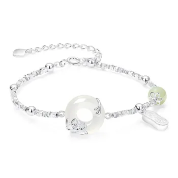 YINCHIE Chalcedony Bracelets Women's