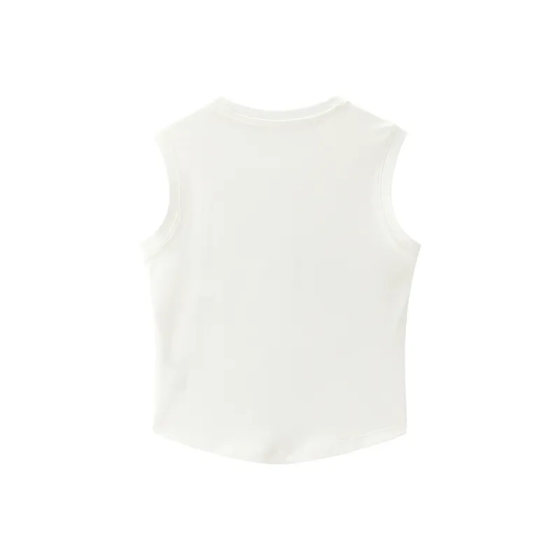 LEDIN Tank Tops Women's White-1