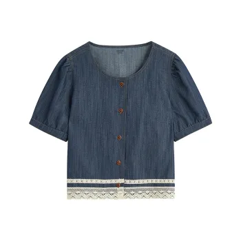 Inman Shirts Women's Denim Blue