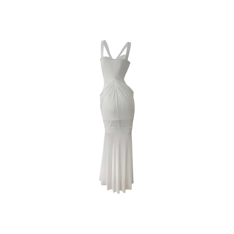 DOKZB Slip Dresses Women's Ecru-1