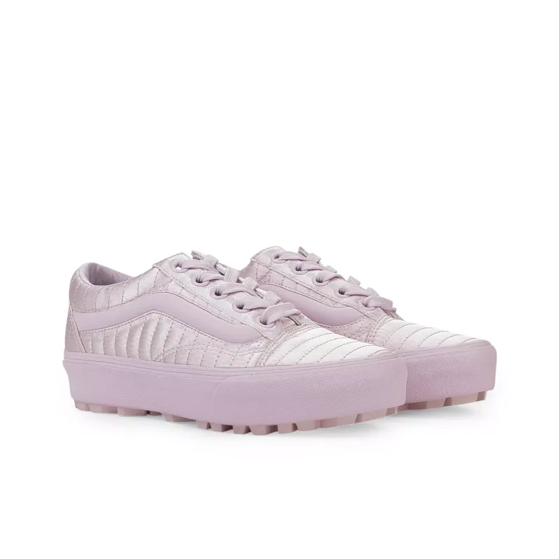 Vans Opening Ceremony X Old Skool Lug Platform 'Satin Quilting Lilac Snow'-2