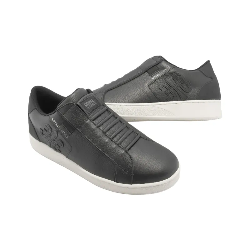 ROYAL ELASTICS Adelaide Low Top Skateboard Shoes Men's Black-3