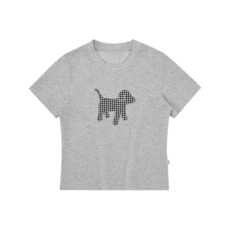 ABBY GODDESS T Shirts Women's Gray-0