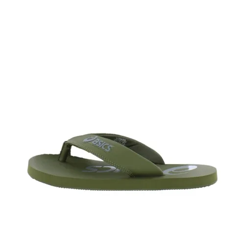Asics Zorian BM Abrasion Resistant Slip Resistant Flip Flops Men's Jasper