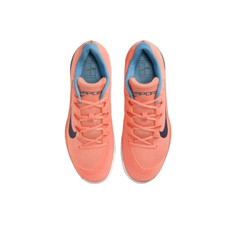 Nike Court Vapor 12 Clay Apricot Agate White Denim Turquoise Obsidian-3