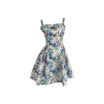 HUINIAN Slip Dresses Women's Floral Color
