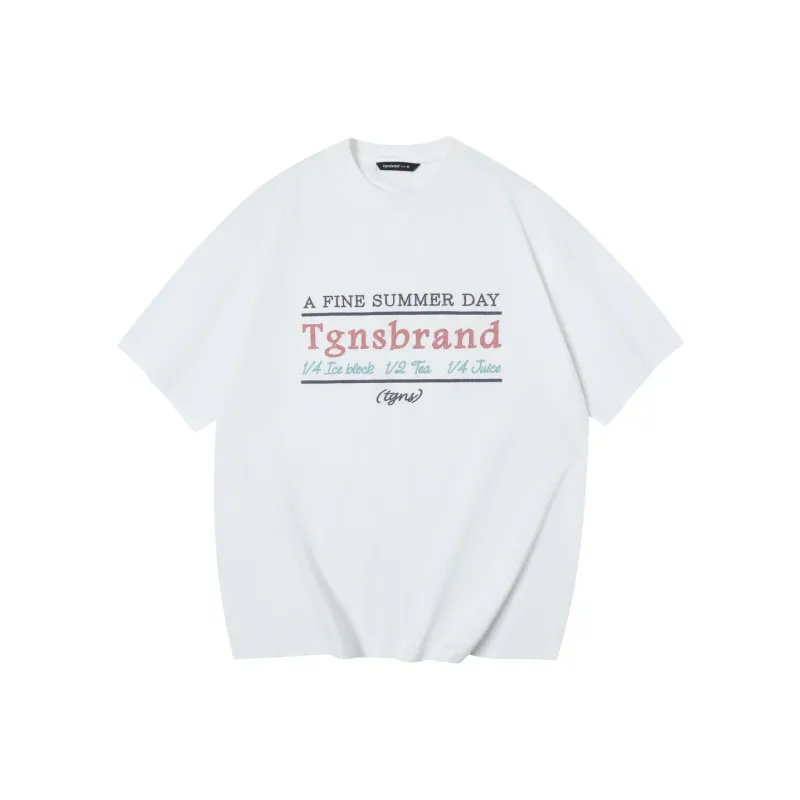 TGNS T Shirts Unisex White-0