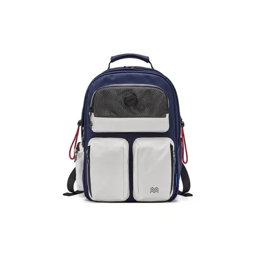 VIHUS Nylon Backpack Unisex Blue/Black