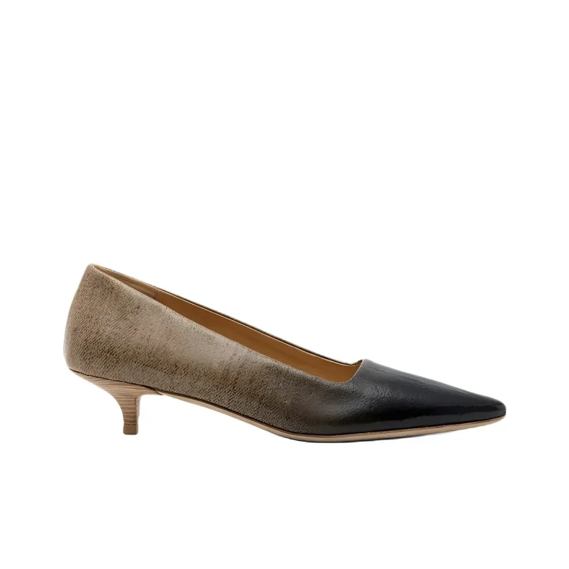 Marsèll Longiforma Slim Heel High Heels Women's Beige Black-1