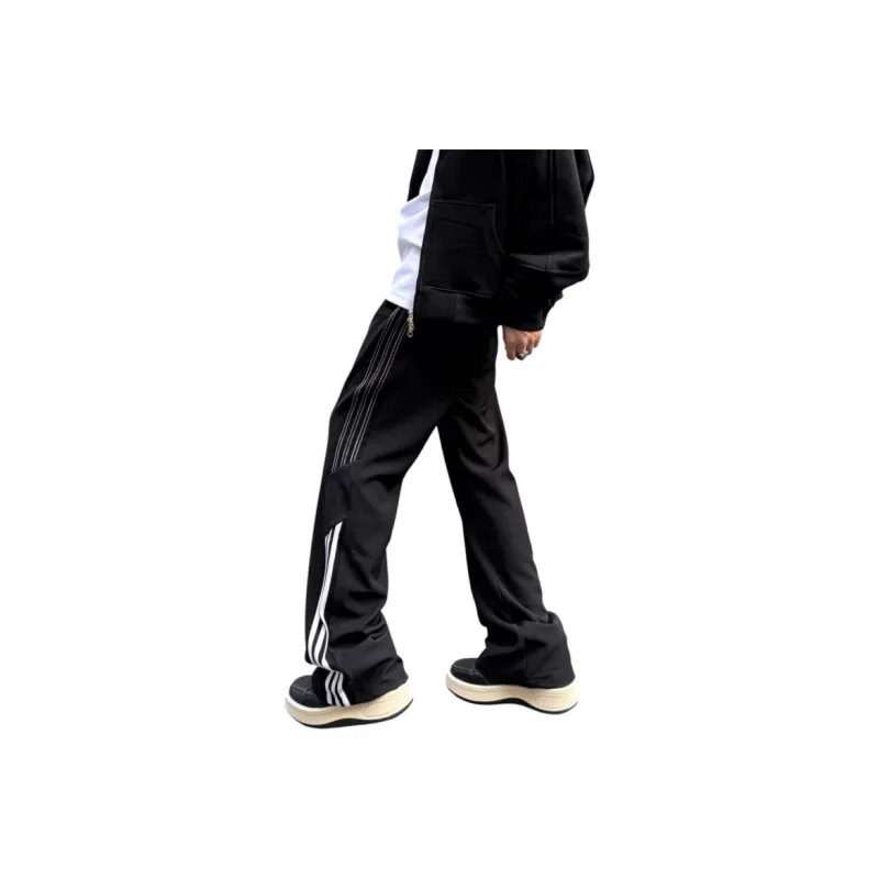 DJ.SPIRIT Casual Pants Unisex Black-1