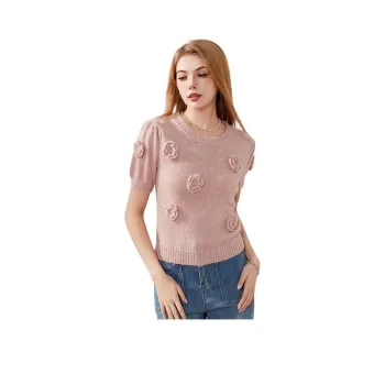 FAWENXIANGZI Knitwear Women's Pink
